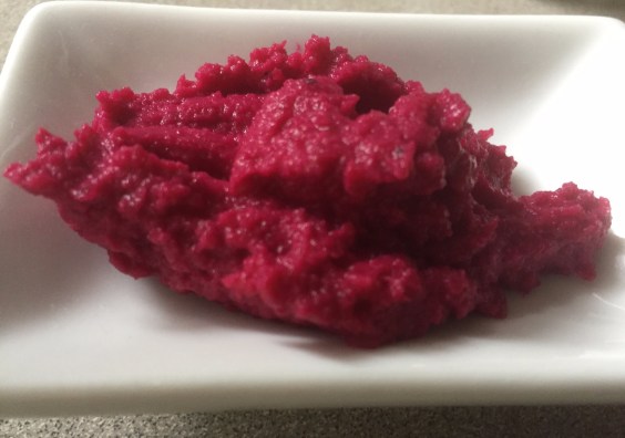 Roasted Red Beets Hummus, via Eat the Vegan Rainbow