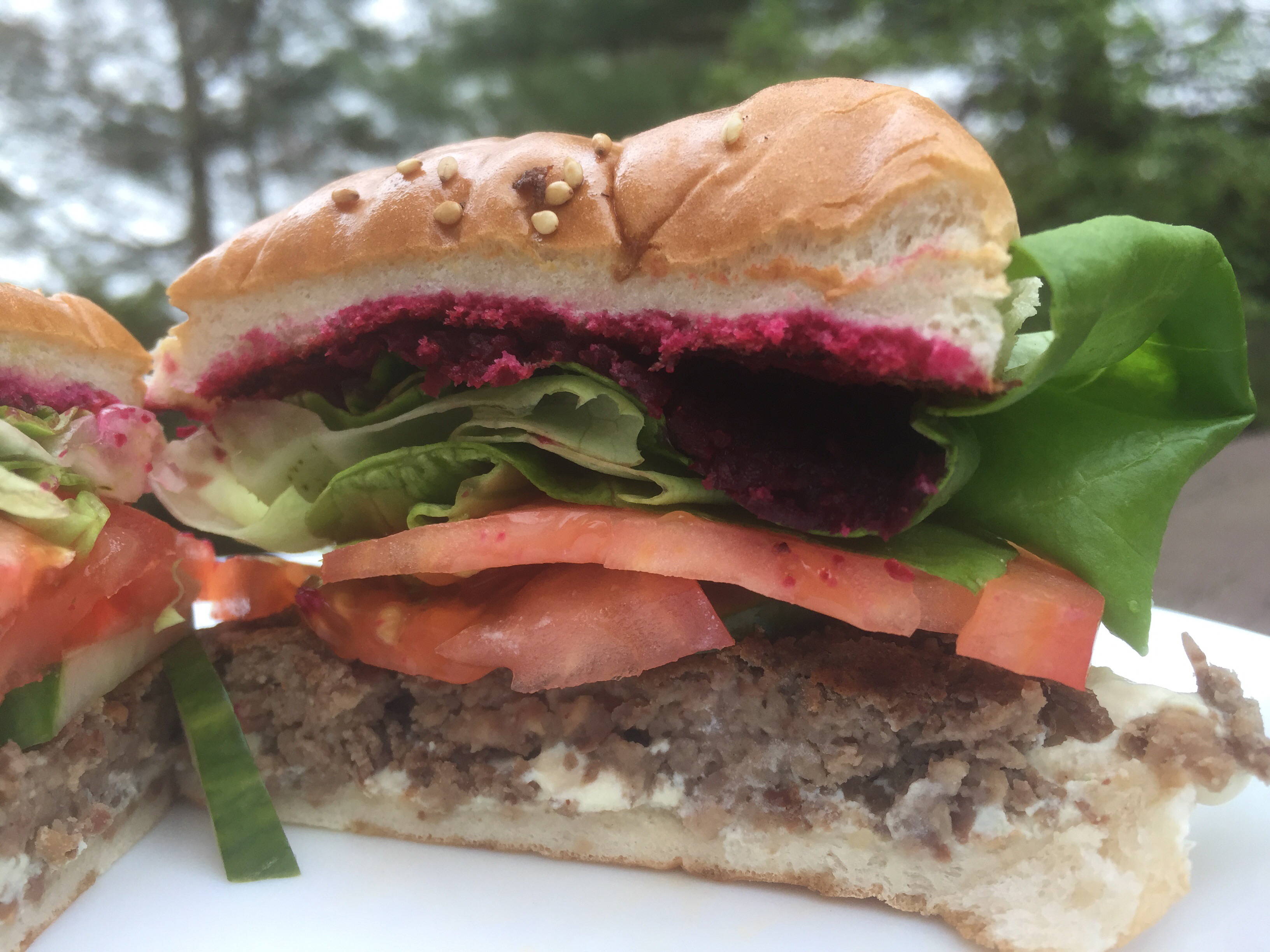 "Beef" Veggie Burger