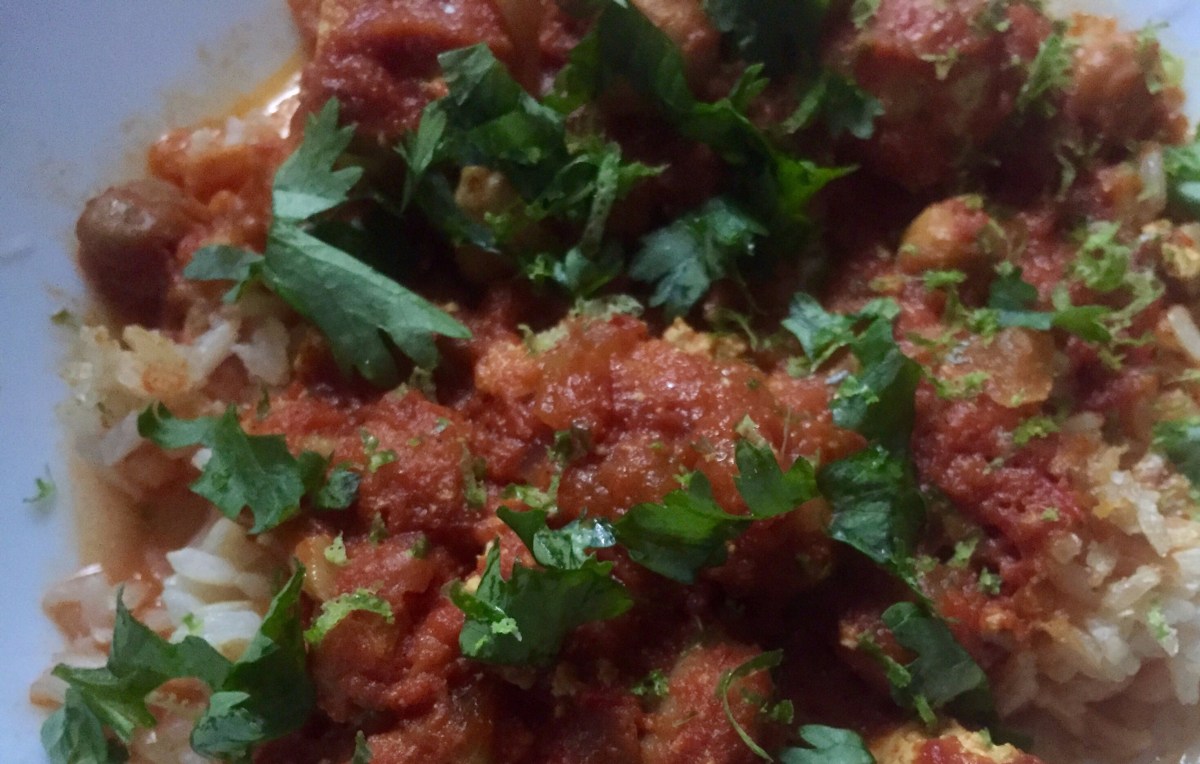 Creamy Mango & Chickpeas Curry Tofu