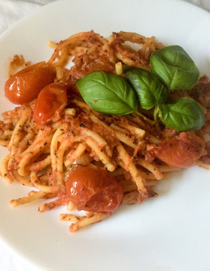 Baked Spaghetti Marinara