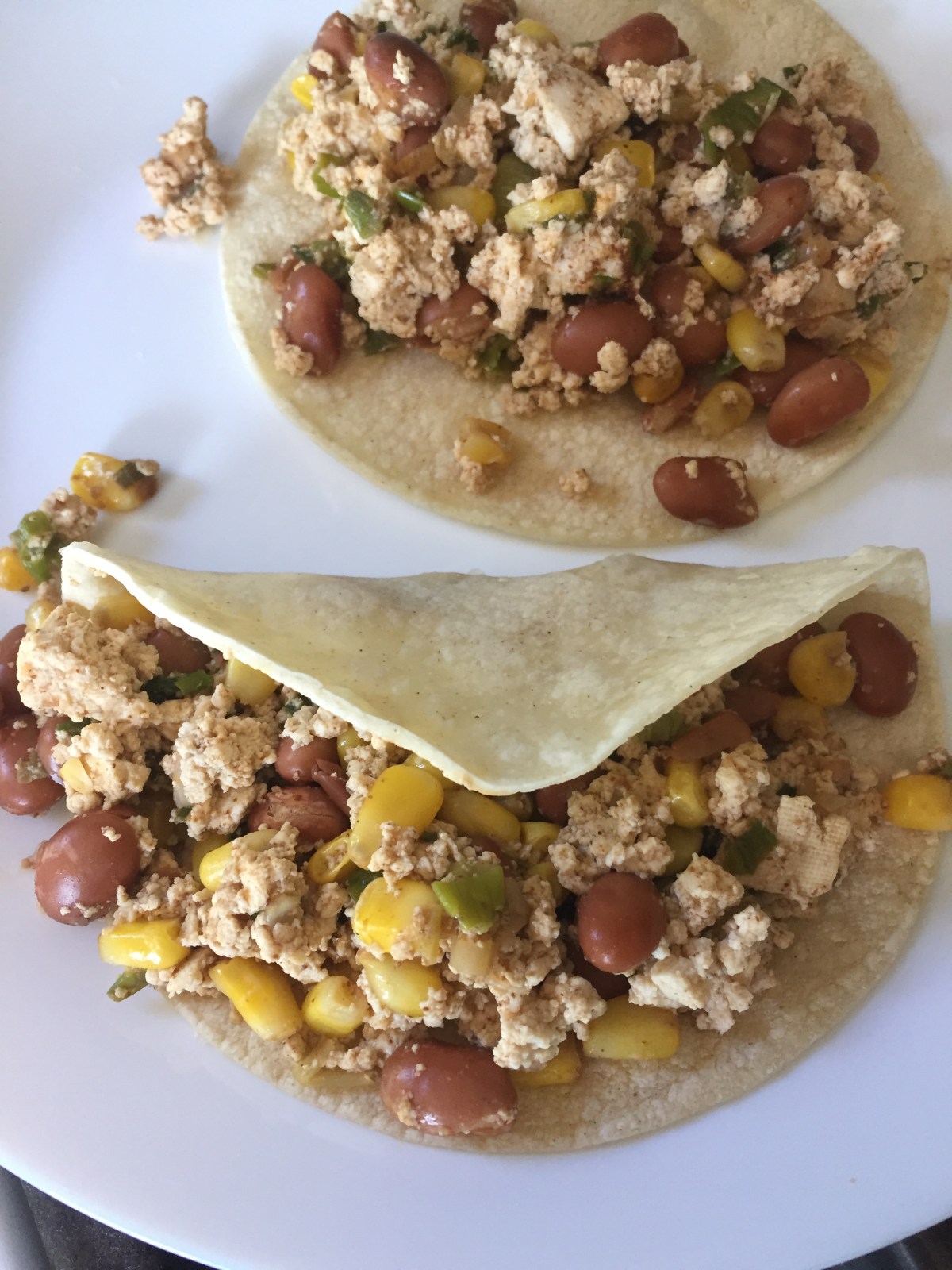 Breakfast Tacos with Tex-Mex Scrambled Tofu
