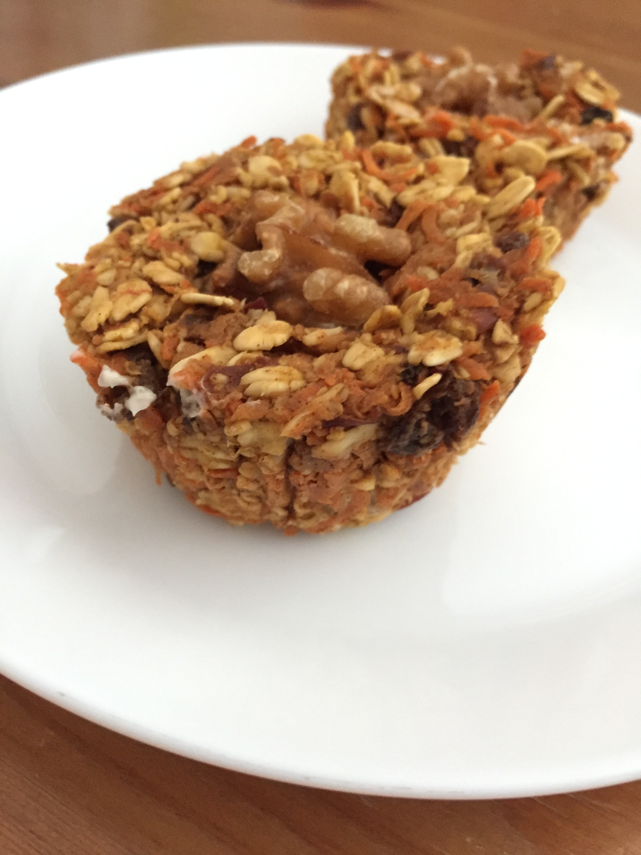 Raw Energy Oatmeal Raisin Muffins