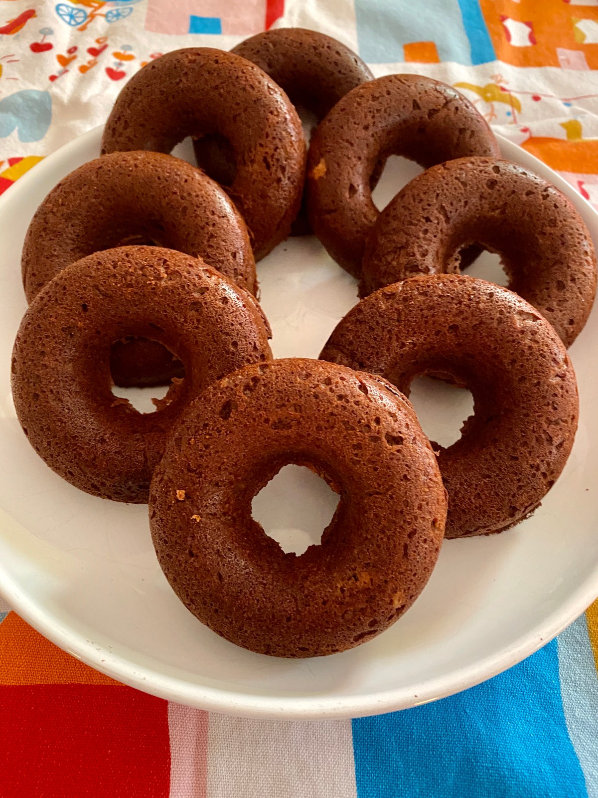 Dark Chocolate Donuts - Vegan, Gluten-Free